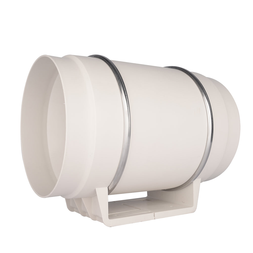 LONGWELL 250mm AC Plastic Duct Fans Ventilation Systems Hydroponic Grow Tent Inline Duct Fan