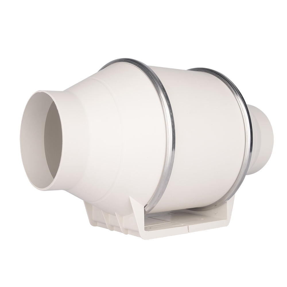 LONGWELL 125mm AC Plastic Duct Fans Ventilation Systems Hydroponic Grow Tent Inline Duct Fan