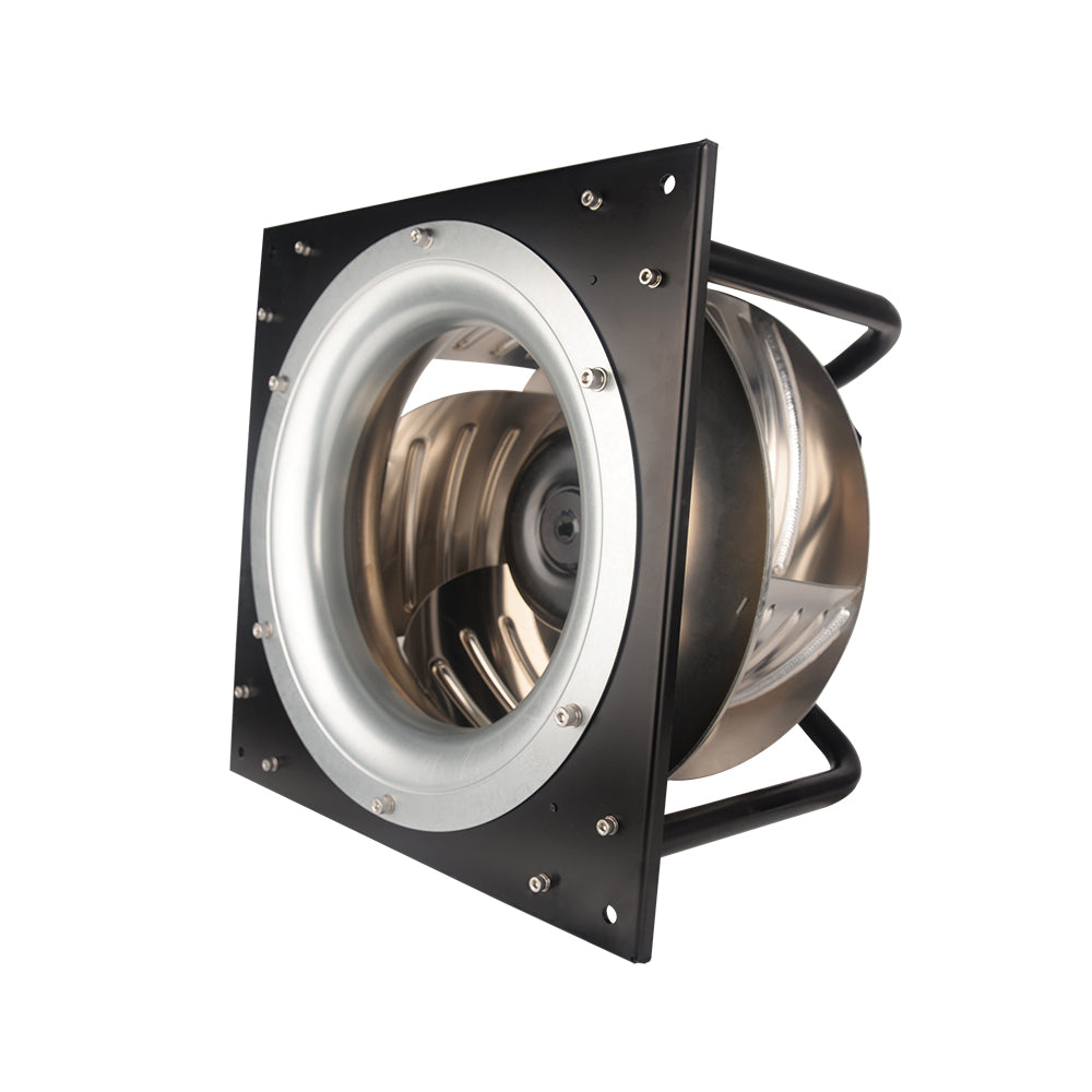 LONGWELL 310mm EC Motor Centrifugal Fan 230v Backward Curved Centrifugal Fan With Bracket