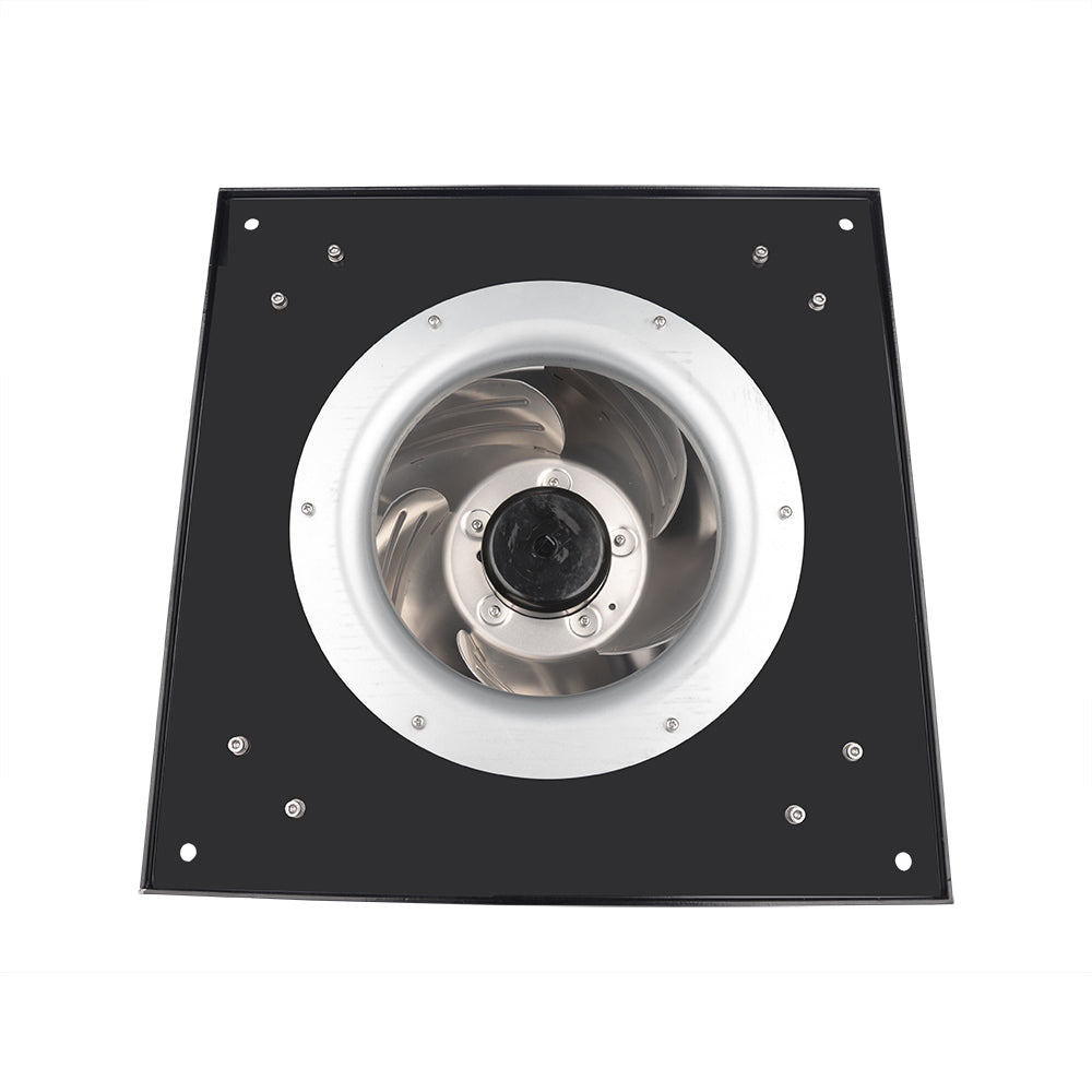 LONGWELL 450mm EC Motor Centrifugal Fan 230v Backward Curved Centrifugal Fan With Bracket