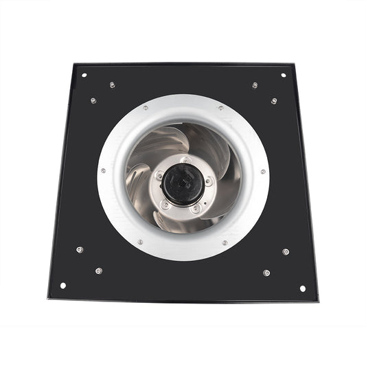 LONGWELL 450mm EC Motor Centrifugal Fan 230v Backward Curved Centrifugal Fan With Bracket