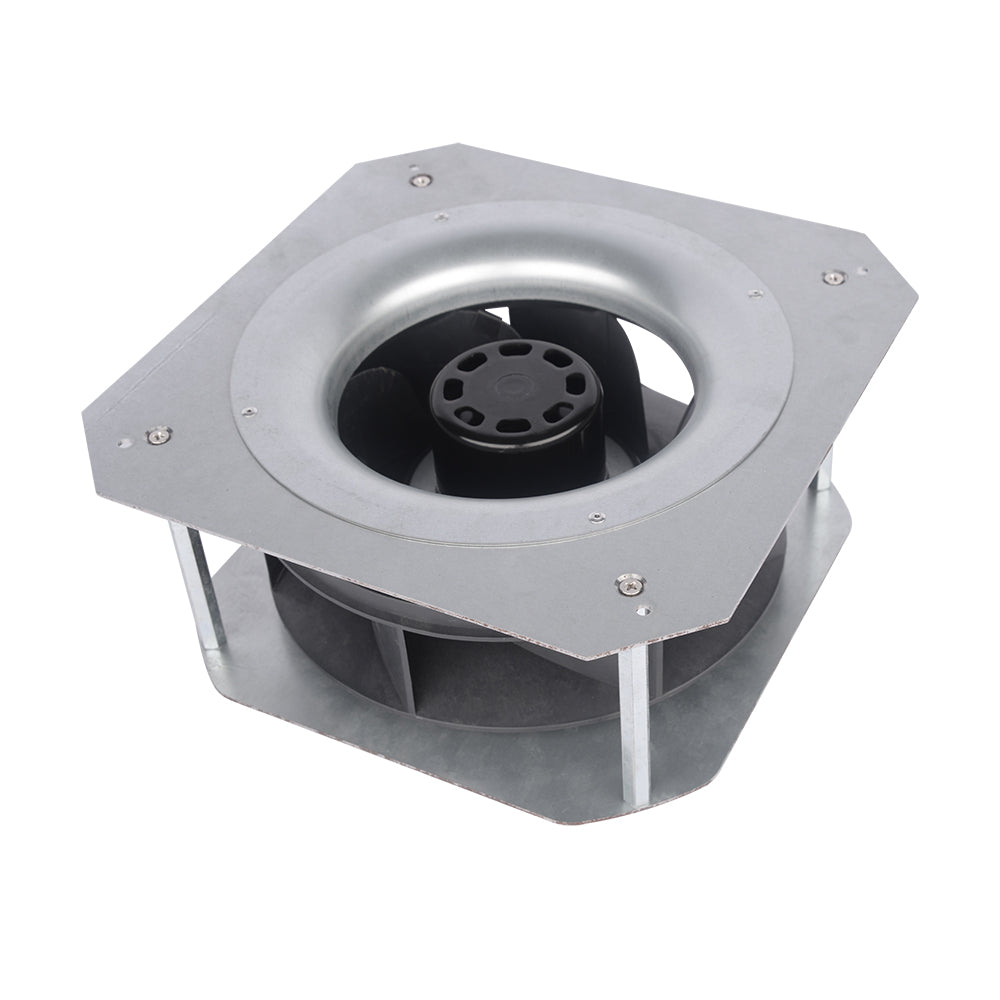 LONGWELL 133mm EC Motor Centrifugal Fan 230v Backward Curved Centrifugal Fan With Bracket