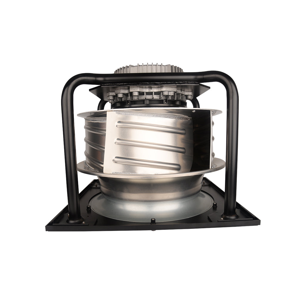 LONGWELL 355mm EC Motor Centrifugal Fan 230v Backward Curved Centrifugal Fan With Bracket