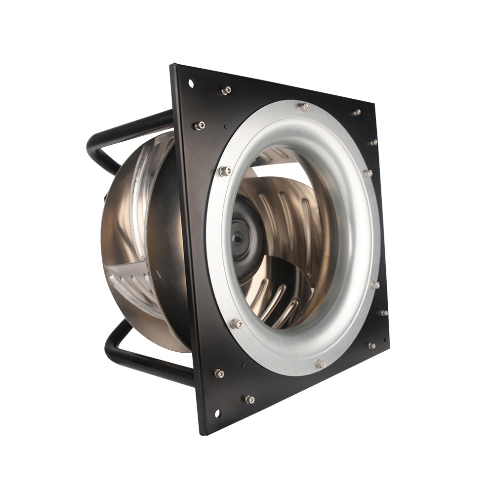 LONGWELL 310mm EC Motor Centrifugal Fan 230v Backward Curved Centrifugal Fan With Bracket