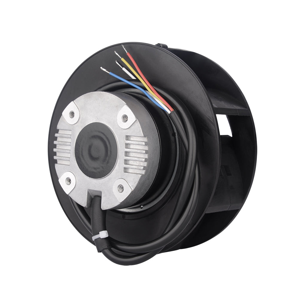 LONGWELL 155mm EC Motor Centrifugal Fan 230v Backward Curved Centrifugal Fan Without Bracket