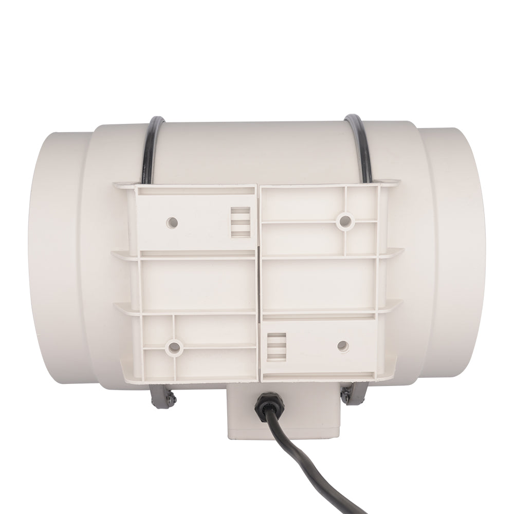 LONGWELL 250mm AC Plastic Duct Fans Ventilation Systems Hydroponic Grow Tent Inline Duct Fan