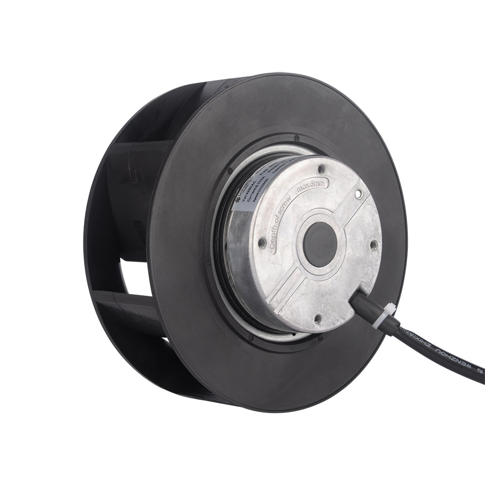 LONGWELL 155mm AC Plastic Backward Centrifugal Fan with Ball Bearing