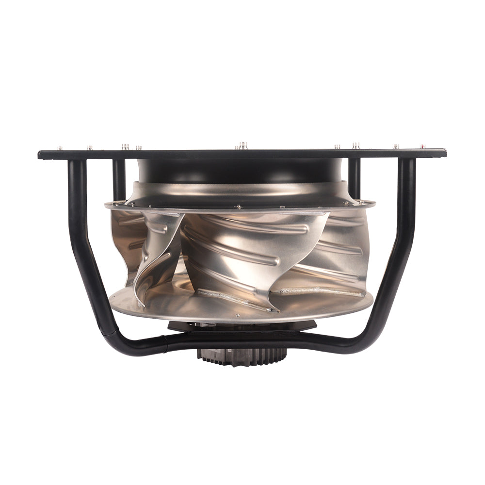 LONGWELL 560mm EC Motor Centrifugal Fan 230v Backward Curved Centrifugal Fan With Bracket