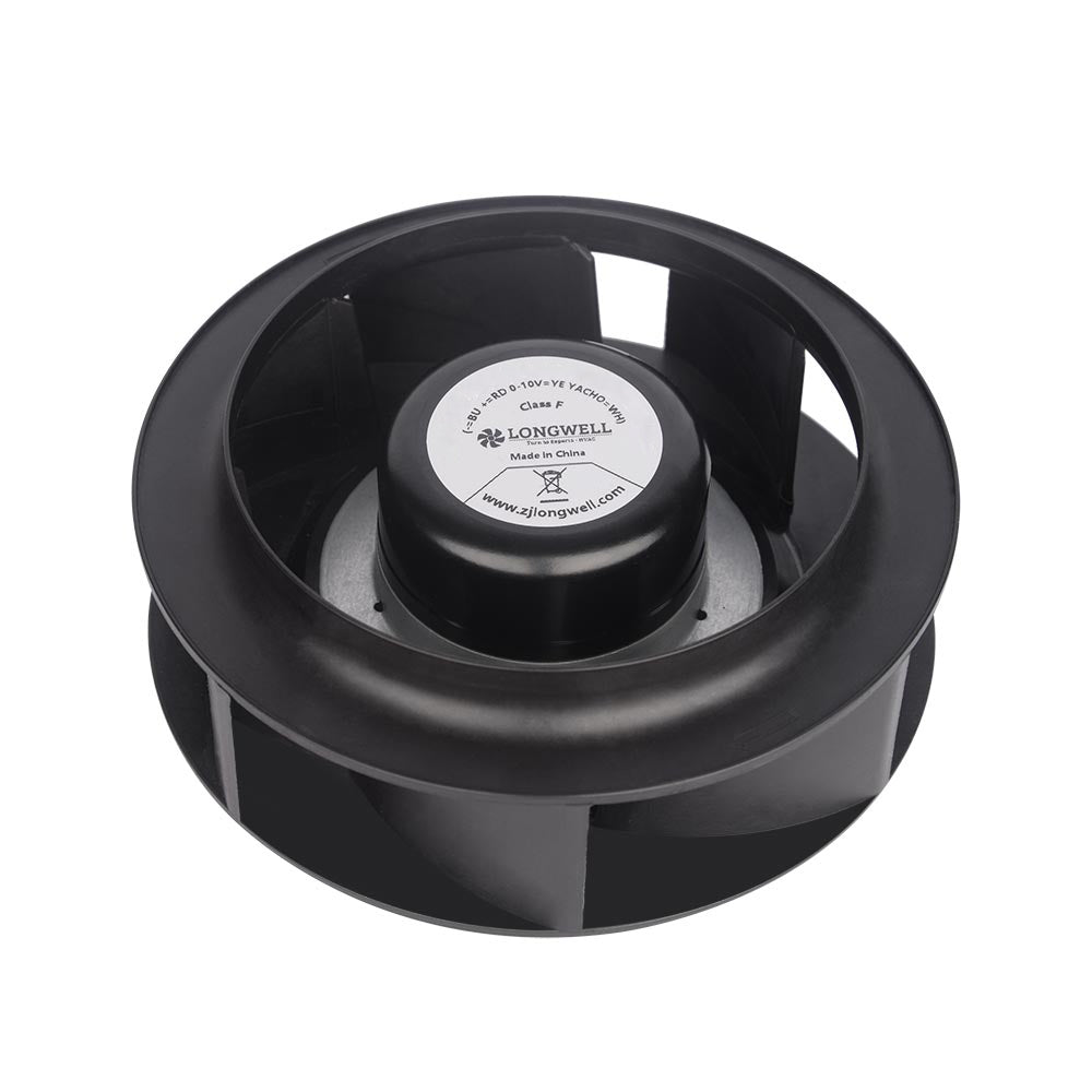 LONGWELL 190mm EC Motor Centrifugal Fan 230v Backward Curved Centrifugal Fan Without Bracket