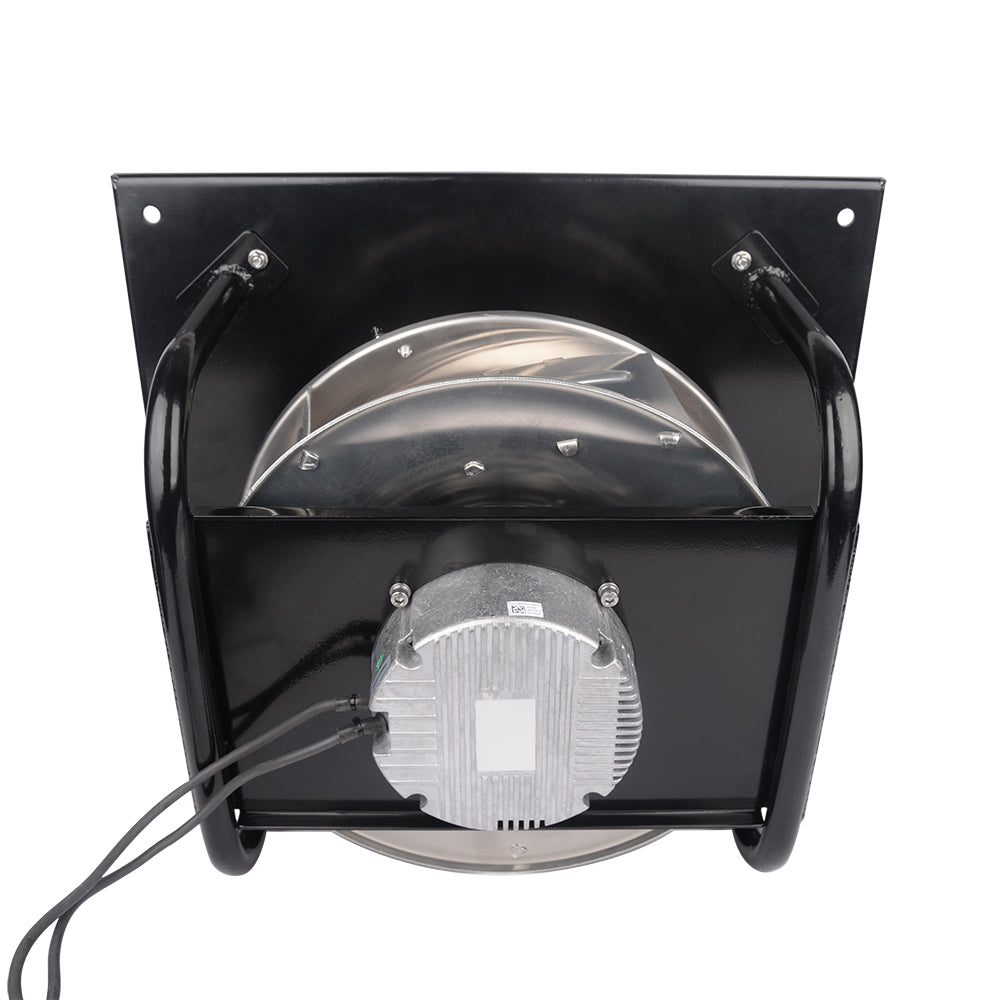 LONGWELL 450mm EC Motor Centrifugal Fan 230v Backward Curved Centrifugal Fan With Bracket