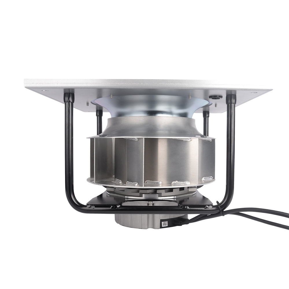 LONGWELL 280mm EC Motor Centrifugal Fan 230v Backward Curved Centrifugal Fan With Bracket