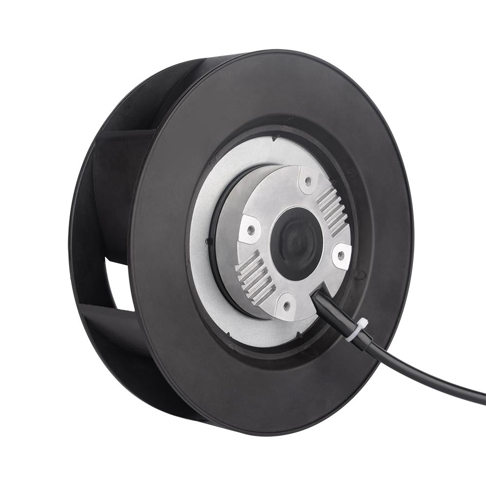 LONGWELL 175mm EC Motor Centrifugal Fan 230v Backward Curved Centrifugal Fan Without Bracket