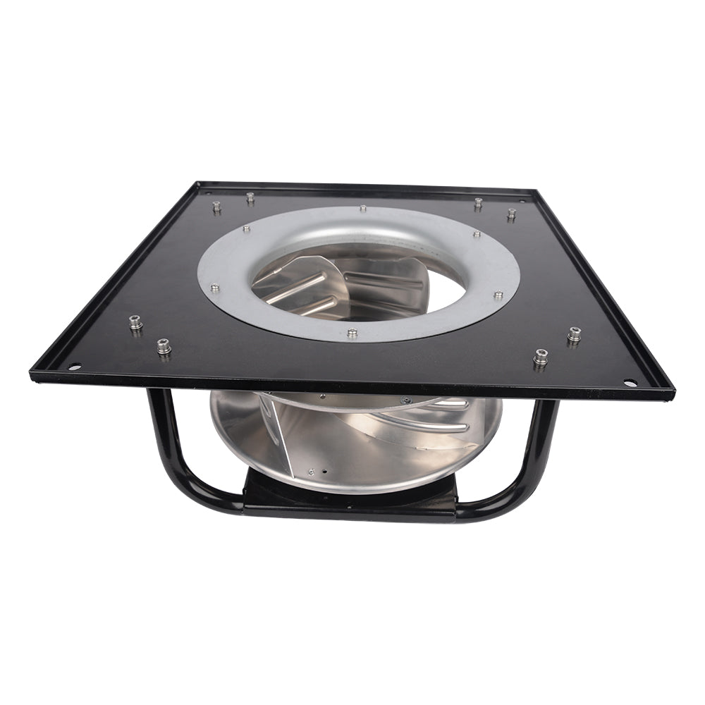 LONGWELL 400mm EC Motor Centrifugal Fan 230v Backward Curved Centrifugal Fan With Bracket