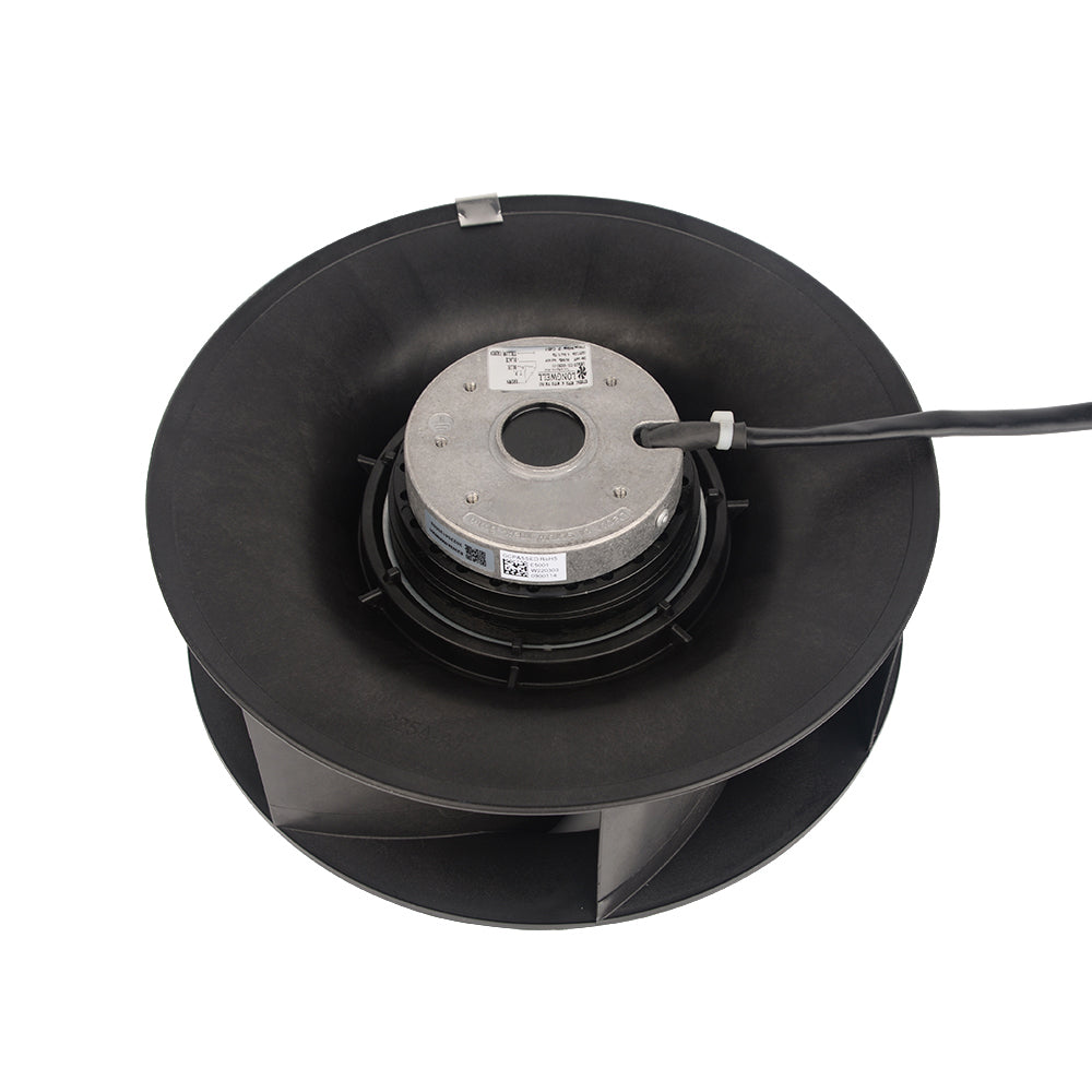 LONGWELL 220mm AC Plastic Backward Centrifugal Fan with Ball Bearing