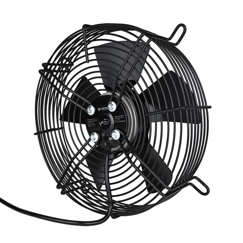 LONGWELL 250mm AC Industrial Axial Flow Fans 58W/100W AC Axial Fan