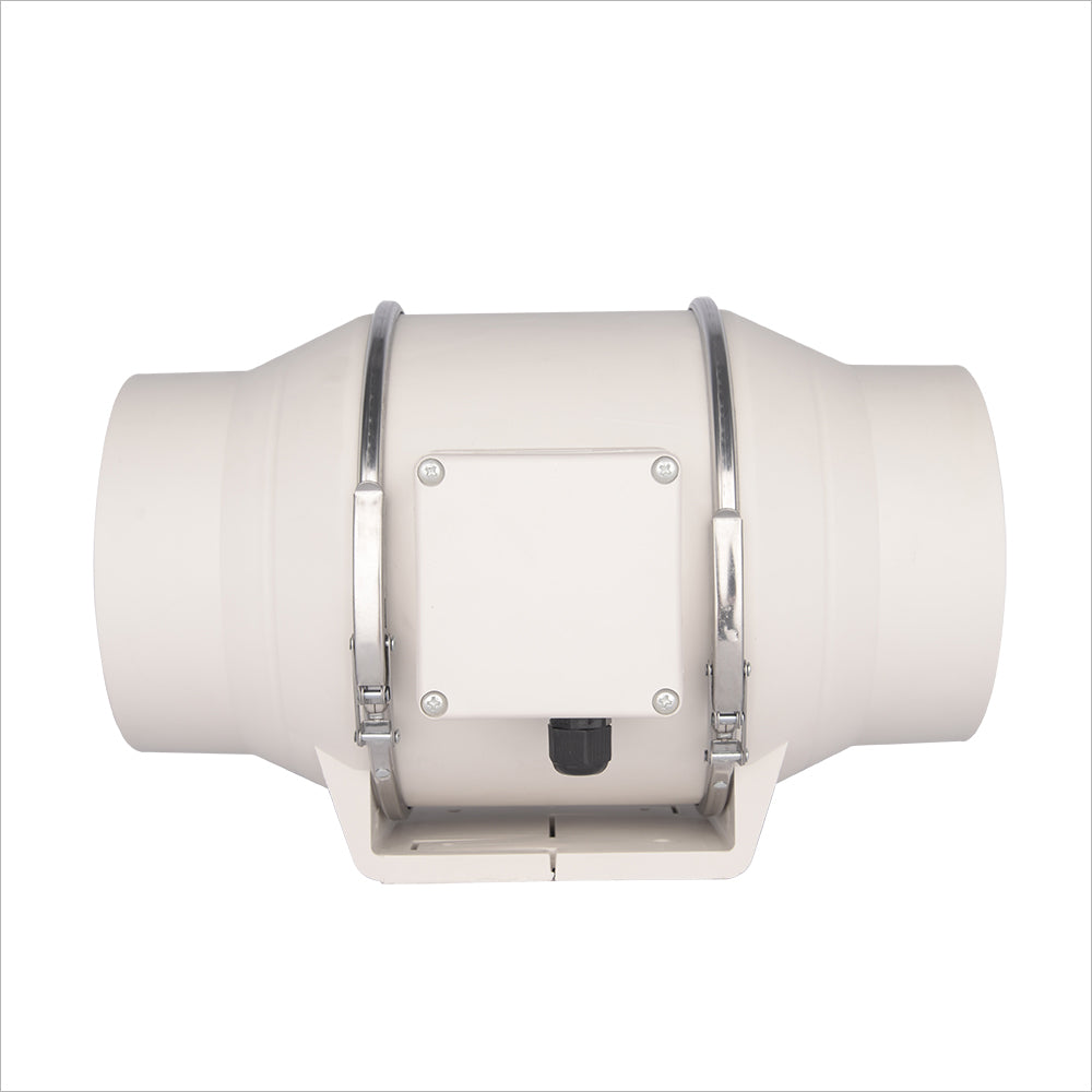 LONGWELL 150mm AC Plastic Duct Fans Ventilation Systems Hydroponic Grow Tent Inline Duct Fan