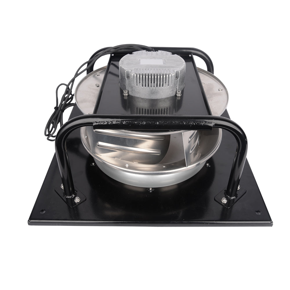 LONGWELL 400mm EC Motor Centrifugal Fan 230v Backward Curved Centrifugal Fan With Bracket