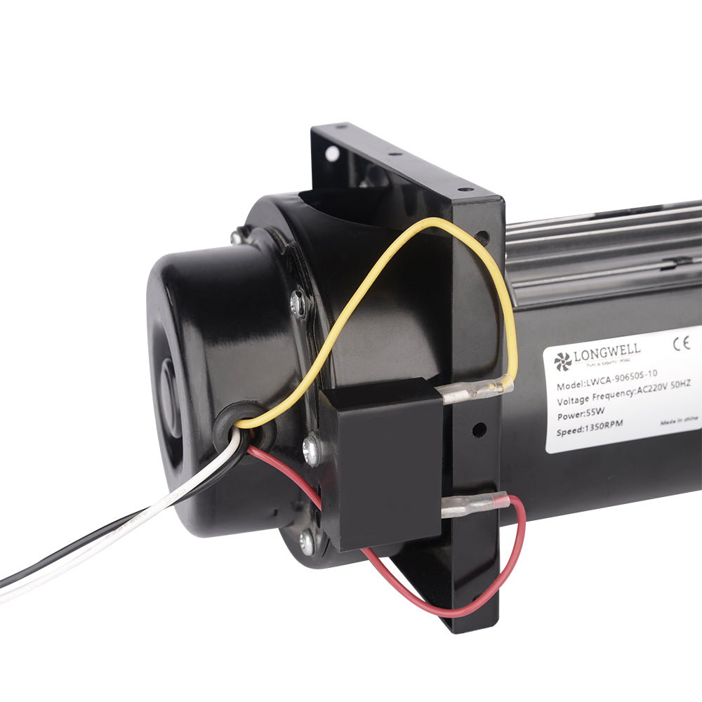 LONGWELL 80 Series AC Cross Flow Fan Drum Fan Ball Bearing Cross Flow Fan