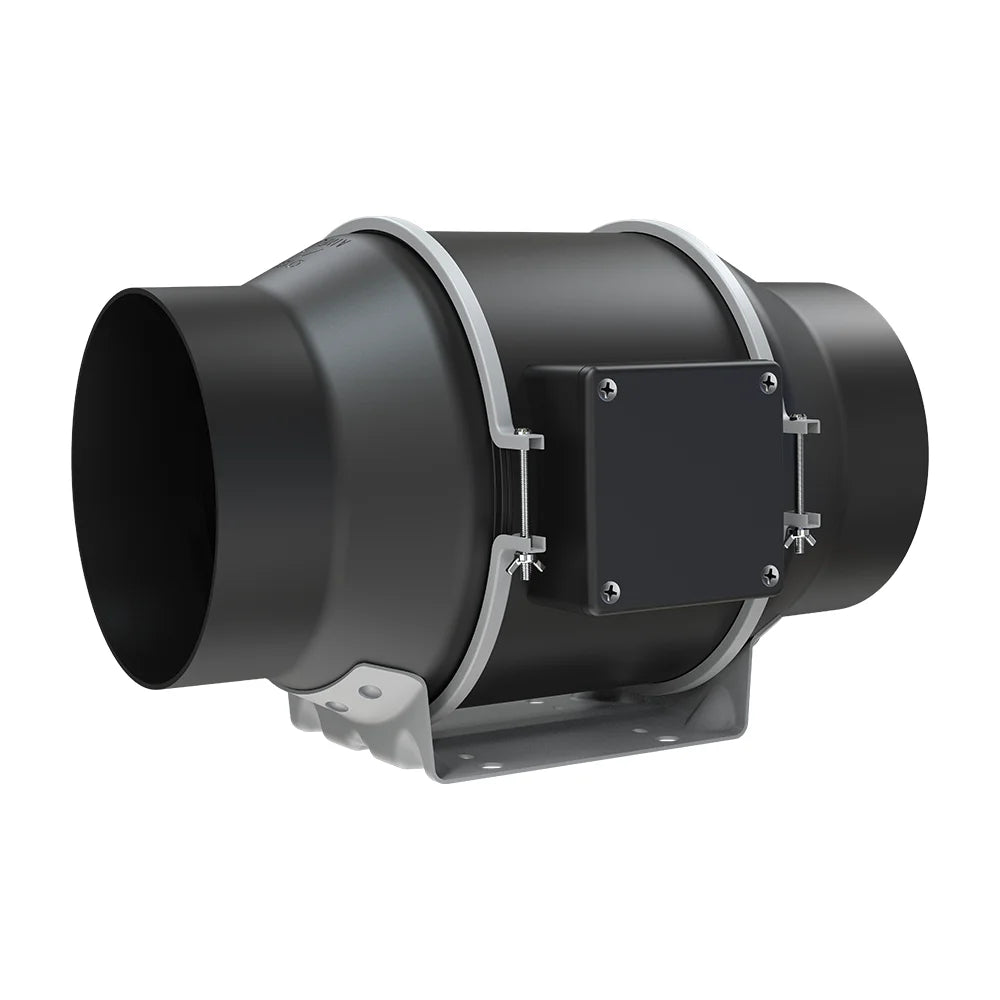 LONGWELL 4/6/8 Inch EC Inline Duct Fan High-Performance HVAC Hydroponics EC Plastic Duct Ventilation Exhaust Fan